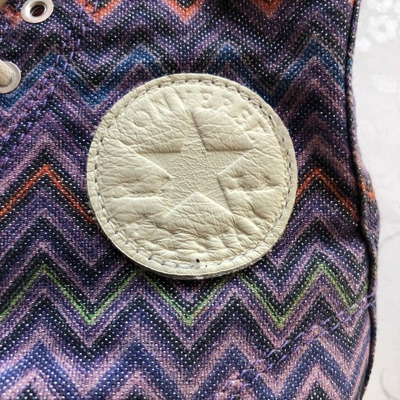 Converse Chuck Tylor MISSONI Purple Sparkling High-Top Sneakers Women’s Size 7.5 - Picture 5 of 16